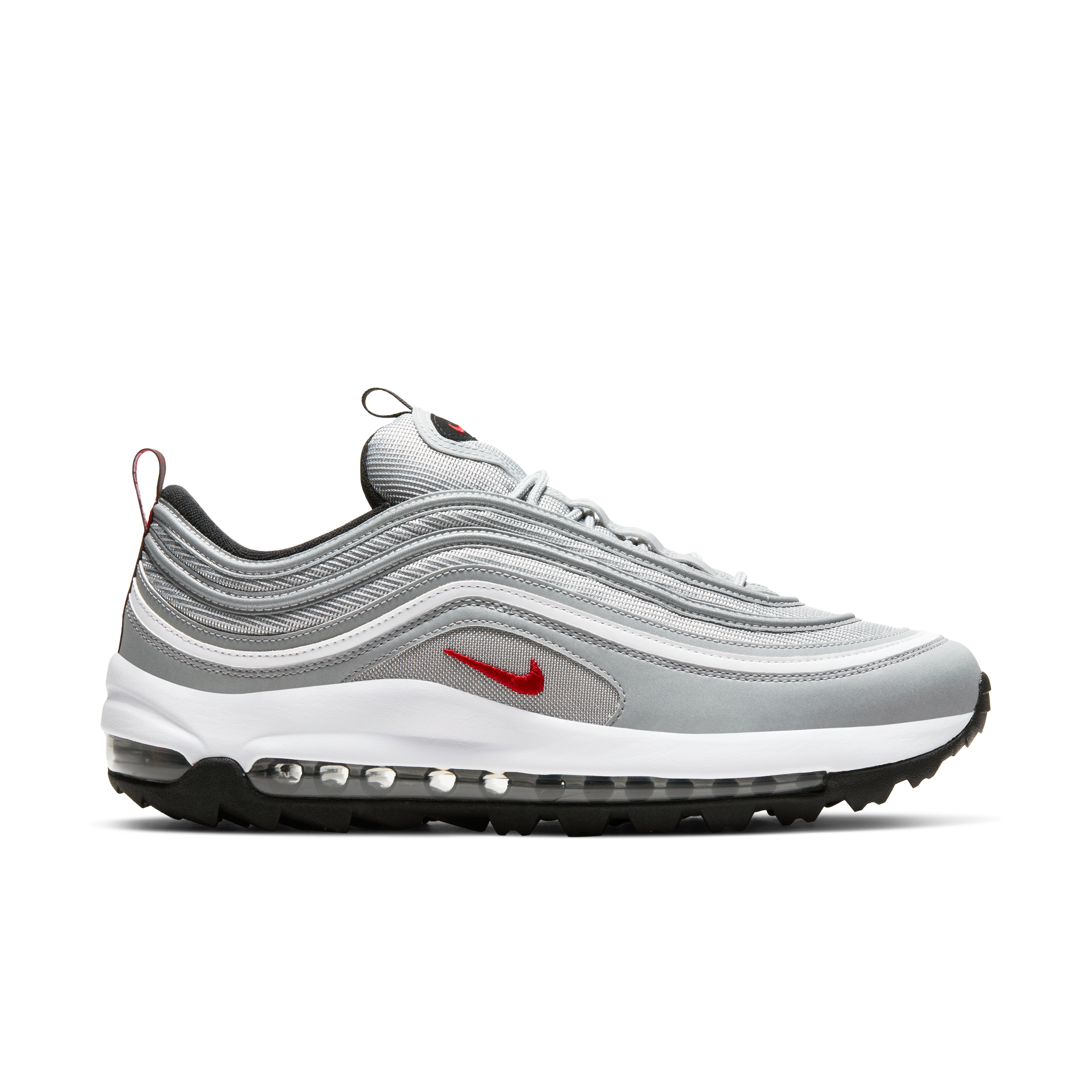 Men\'s Air Max 97 G Silver Bullet Spikeless Golf Shoe - Silver/Multi